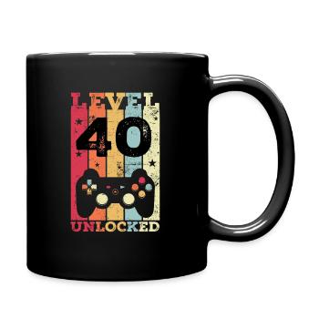 Gamer du 40e anniversaire - Mug uni - noir - Droite