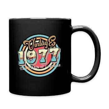 Vintage 1977 - Full Colour Mug - black - Right