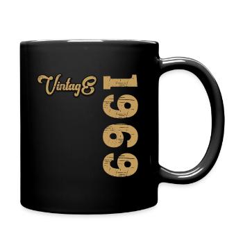 1969 Vintage Vintage Birthday Gift - Full Colour Mug - black - Right