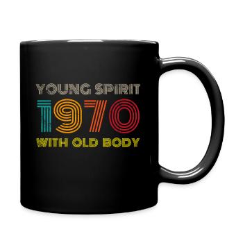 Années 1970 - Mug uni - noir - Droite