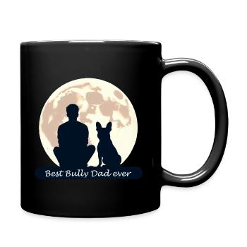 Best Bully Dad Ever! - Bullypapa - Frenchie Dad - Tasse einfarbig - Schwarz - Rechts