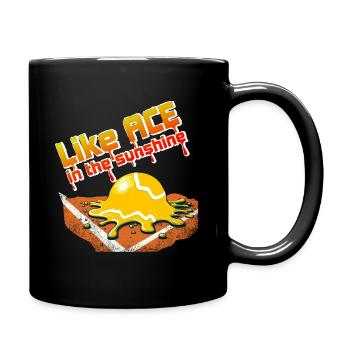 Like Ace in the sunshine Tennis Winner Paris - Tasse einfarbig - Schwarz - Rechts