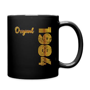 Millésime 1984 - Mug uni - noir - Droite