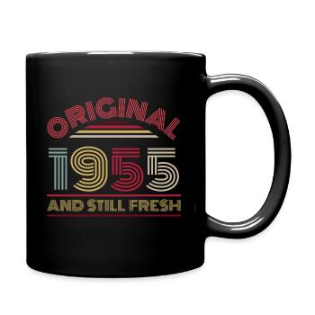 Millésime 1955 - Mug uni - noir - Droite