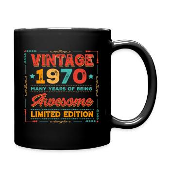 Années 1970 - Mug uni - noir - Droite