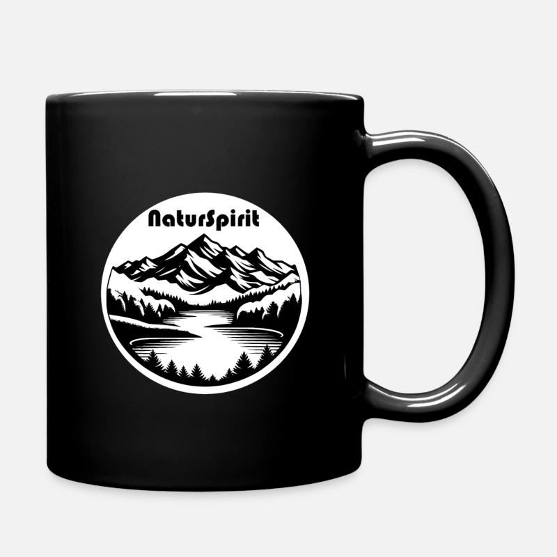NaturSpirit - Tasse einfarbig - Schwarz