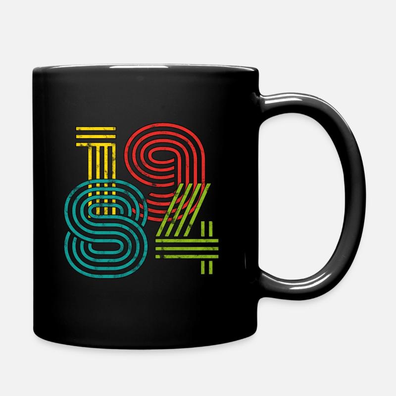 1984 Vintage - Tasse einfarbig - Schwarz