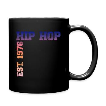 Hip Hop Est. 1976 - Tasse einfarbig - Schwarz - Rechts