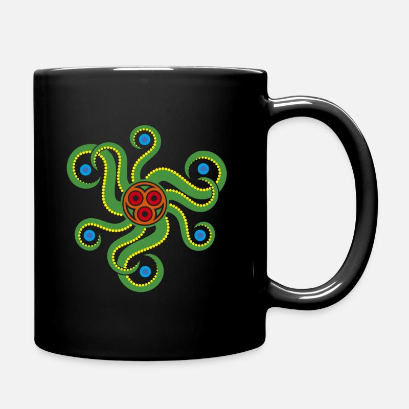 Der im Meer (grün) - Tasse einfarbig - Schwarz