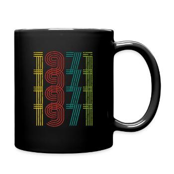 Millésime 1971 - Mug uni - noir - Droite