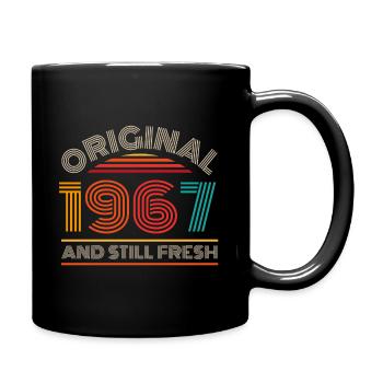 Millésime 1967 - Mug uni - noir - Droite