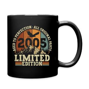 Vintage 2005 Vintage Cadeau D’anniversaire Rétro - Mug uni - noir - Droite