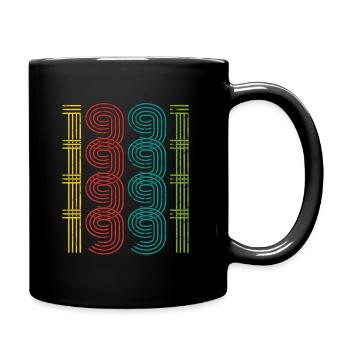 Vintage 1991 - Full Colour Mug - black - Right