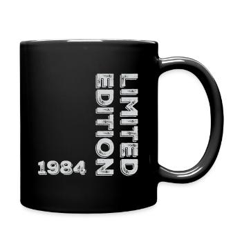 Millésime 1984 - Mug uni - noir - Droite