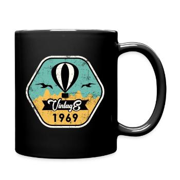 1969 Vintage Vintage Birthday Gift - Full Colour Mug - black - Right