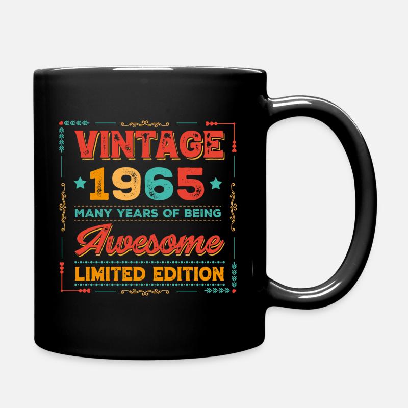 Vintage 1965 - Tasse einfarbig - Schwarz