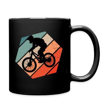 Hommes Femmes Cyclisme VTT VTT Cyclisme - Mug uni - noir - Droite