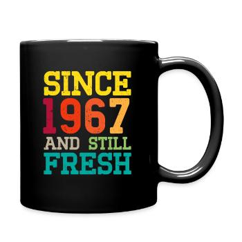 Millésime 1967 - Mug uni - noir - Droite