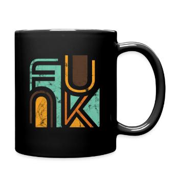 Funk Rétro - Mug uni - noir - Droite