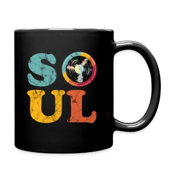 Soul vintage - Tasse einfarbig - Schwarz - Rechts
