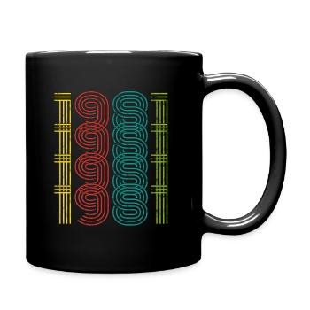 Vintage 1981 - Tasse einfarbig - Schwarz - Rechts