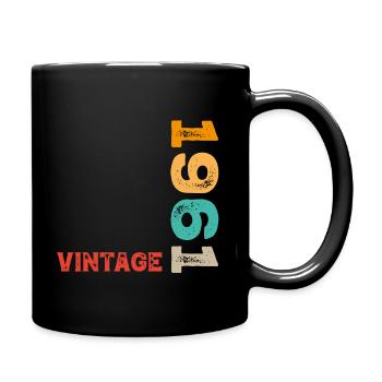 Millésime 1961 - Mug uni - noir - Droite