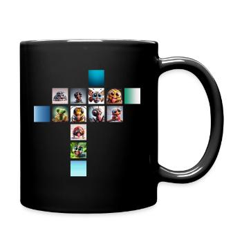 Les insectes en folie - Mug uni - noir - Droite