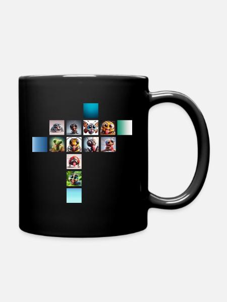 Les insectes en folie - Mug uni - noir