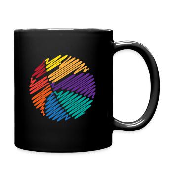 Basketball - Full Colour Mug - black - Right