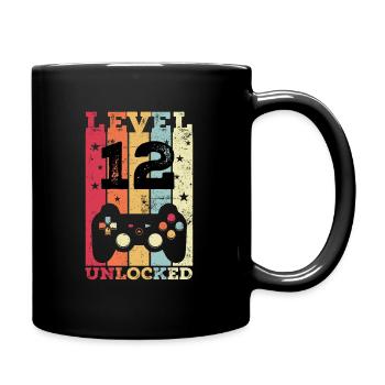 12th Birthday Gamer - Full Colour Mug - black - Right