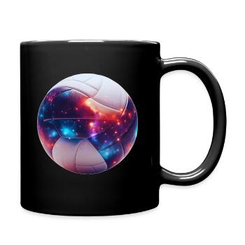 Volley-ball Volley-ball de plage Été - Mug uni - noir - Droite