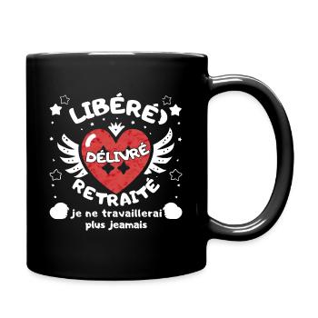 RELEASED ISSUED RETIRED - Full Colour Mug - black - Right