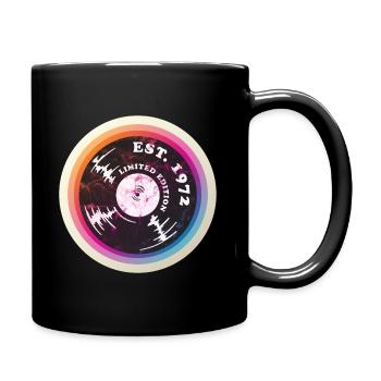 Vintage 1972 - Tasse einfarbig - Schwarz - Rechts