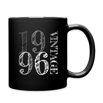 Millésime 1996 - Mug uni - noir - Droite