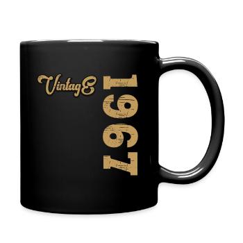 Millésime 1967 - Mug uni - noir - Droite
