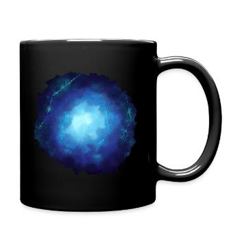 Peinture à l’aquarelle Cloud Tunnel - Mug uni - noir - Droite