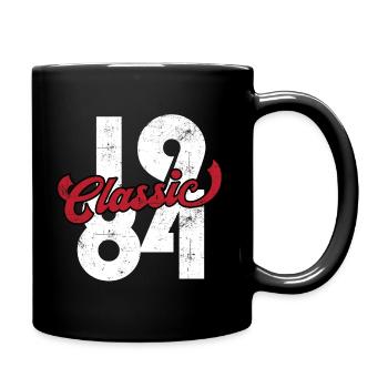 Millésime 1984 - Mug uni - noir - Droite