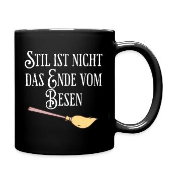 Style is not the end of the broom - Full Colour Mug - black - Right