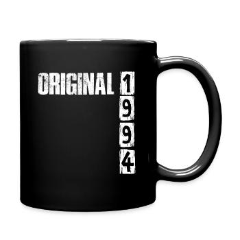 1994 Jahrgang Vintage Geburtstag Geschenk - Tasse einfarbig - Schwarz - Rechts
