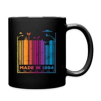 1994 Jahrgang Vintage Geburtstag Geschenk - Tasse einfarbig - Schwarz - Rechts