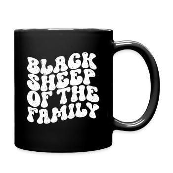 Black Sheep Retro - Tasse einfarbig - Schwarz - Rechts