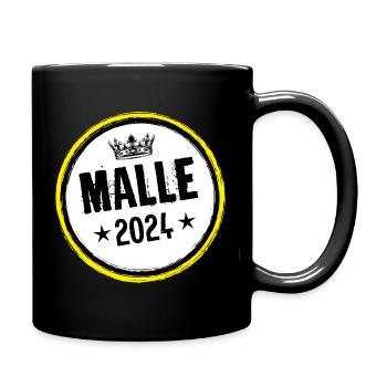 Malle 2024 Kreis - Tasse einfarbig - Schwarz - Rechts