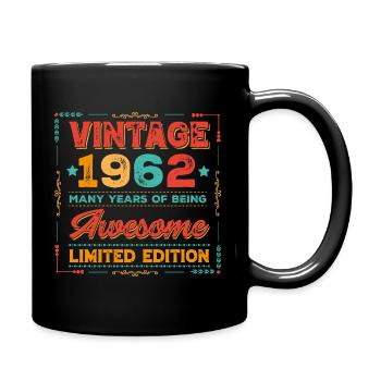 Vintage 1962 - Full Colour Mug - black - Right