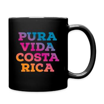 Costa Rica Pura Vida - Mug uni - noir - Droite