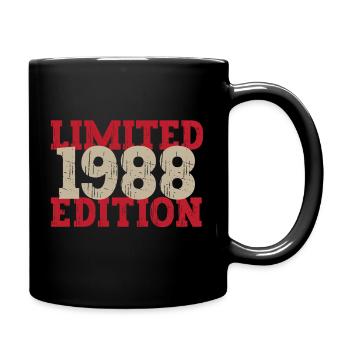 Millésime 1988 - Mug uni - noir - Droite