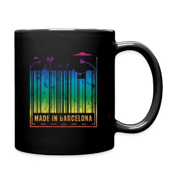 Fabriqué à Barcelone - Mug uni - noir - Droite