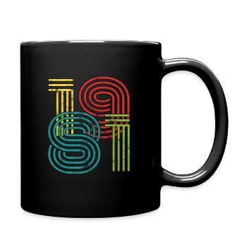 Vintage 1981 - Full Colour Mug - black - Right