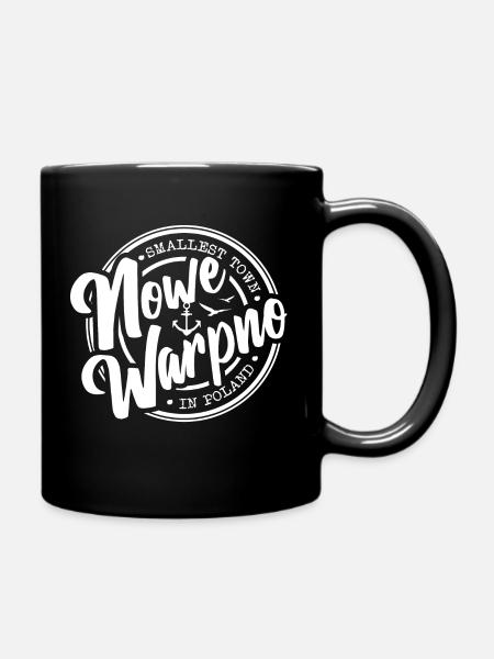 Nowe Warpno (Neuwarp) – Smallest Town in Poland - Full Colour Mug - black