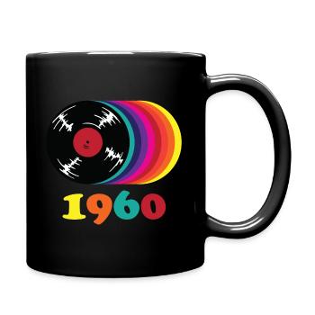 Millésime 1960 - Mug uni - noir - Droite