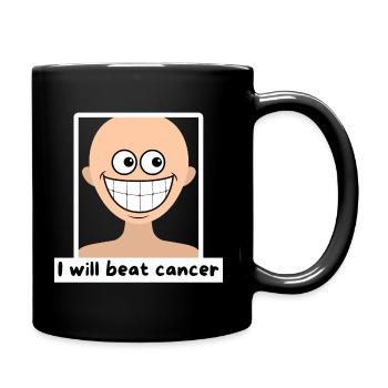 I'm going to beat cancer - Full Colour Mug - black - Right